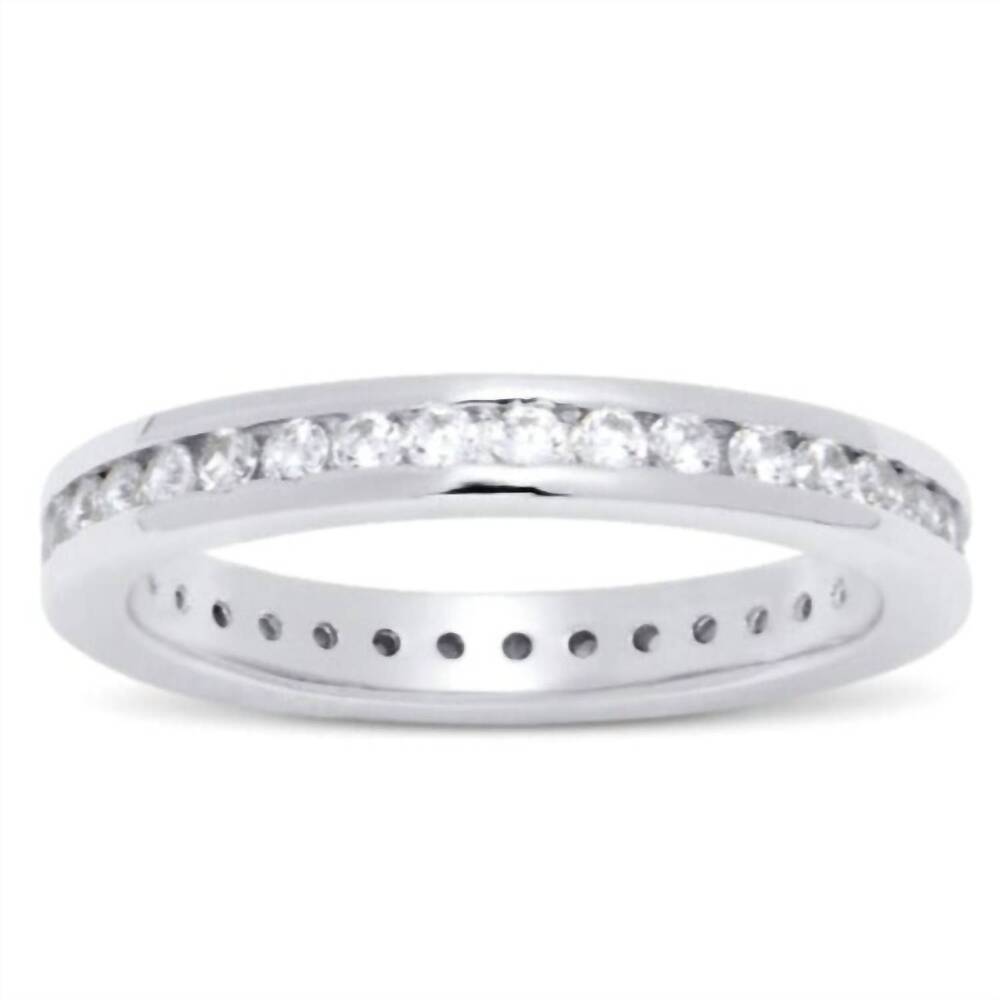 NEW STARLETTE women's charlotte stackable ring in silver